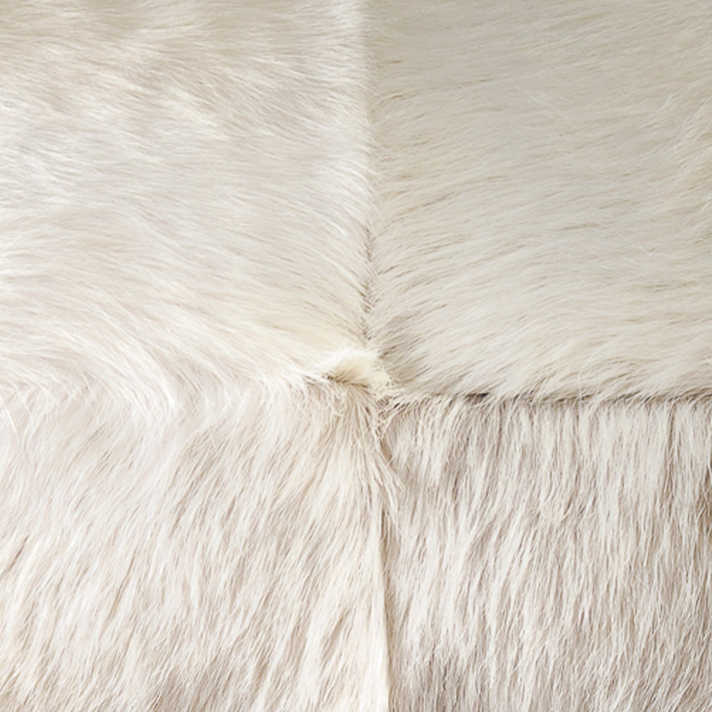 Light Gray Quilt Reclaimed Hair on Hide Lumbar