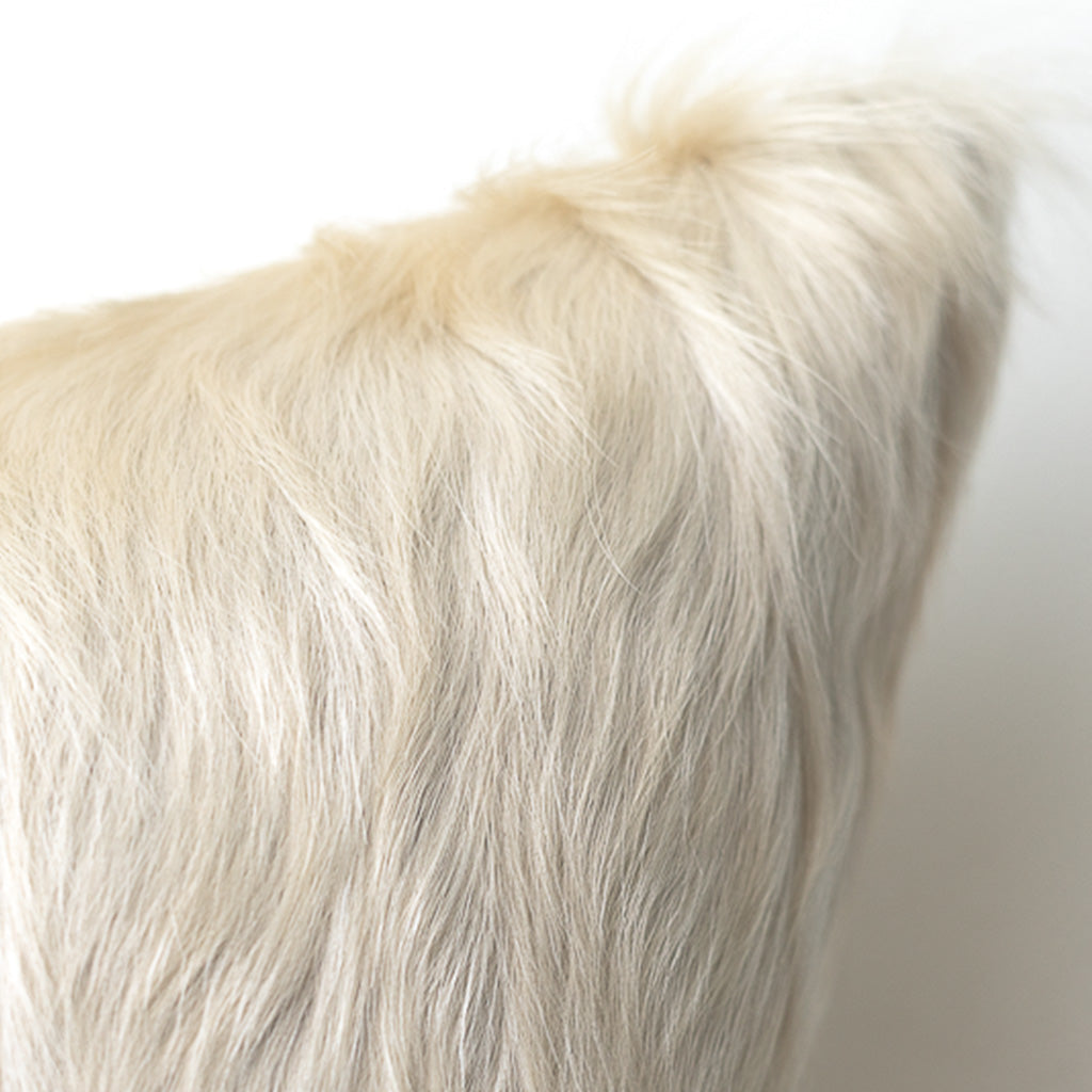 Sepia 2 Reclaimed Hair on Hide Pillow