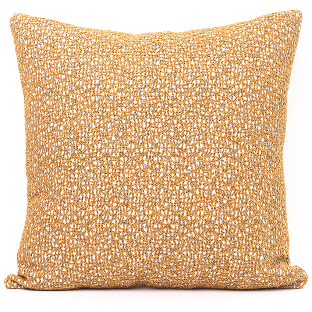 Caramel Embroidery Indoor Outdoor Pillow Cover