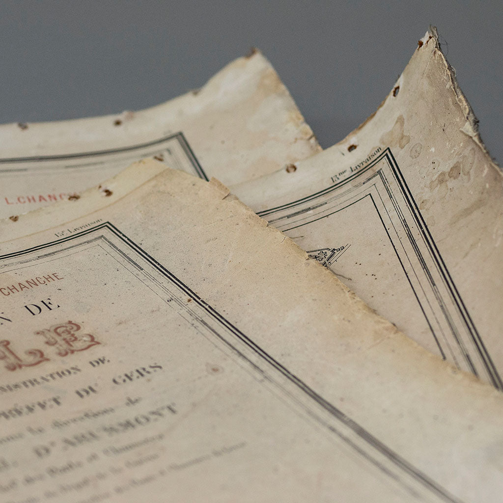 Picture of antique french maps