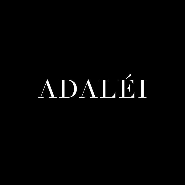 Picture of black background with white font stating ADALÉI