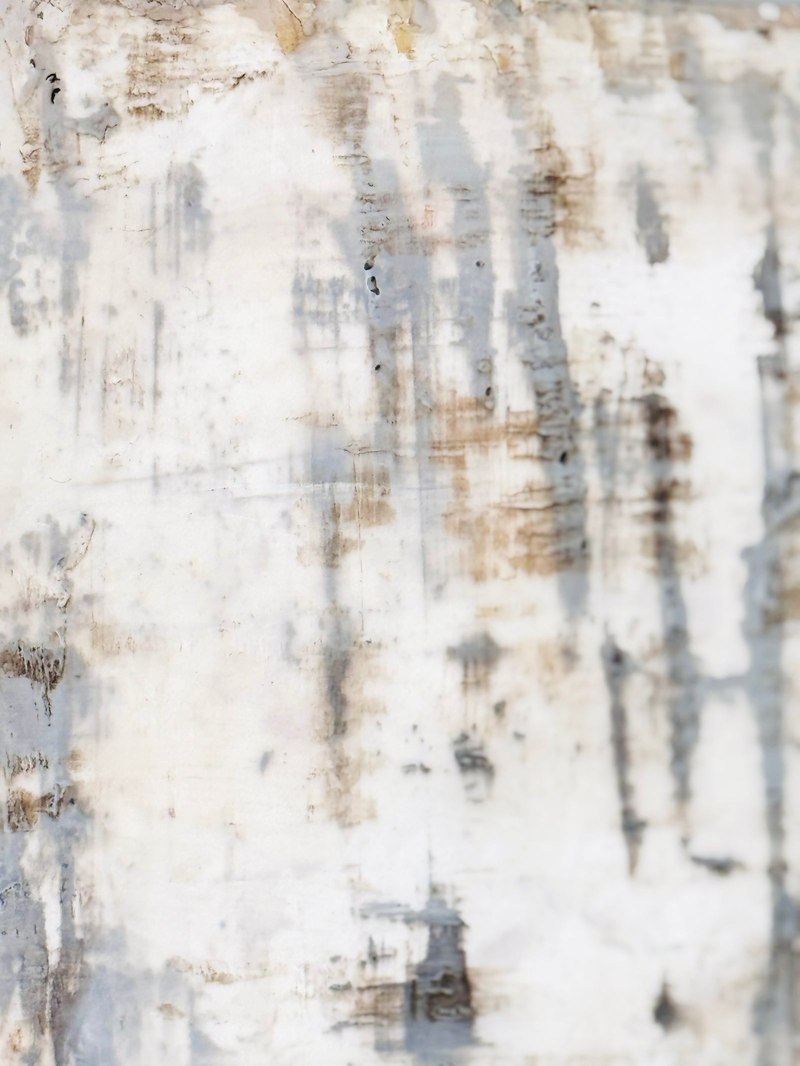 Encaustic painting detail, vertical marks in warm neutral tones, ADALÉI Studio, Raleigh NC