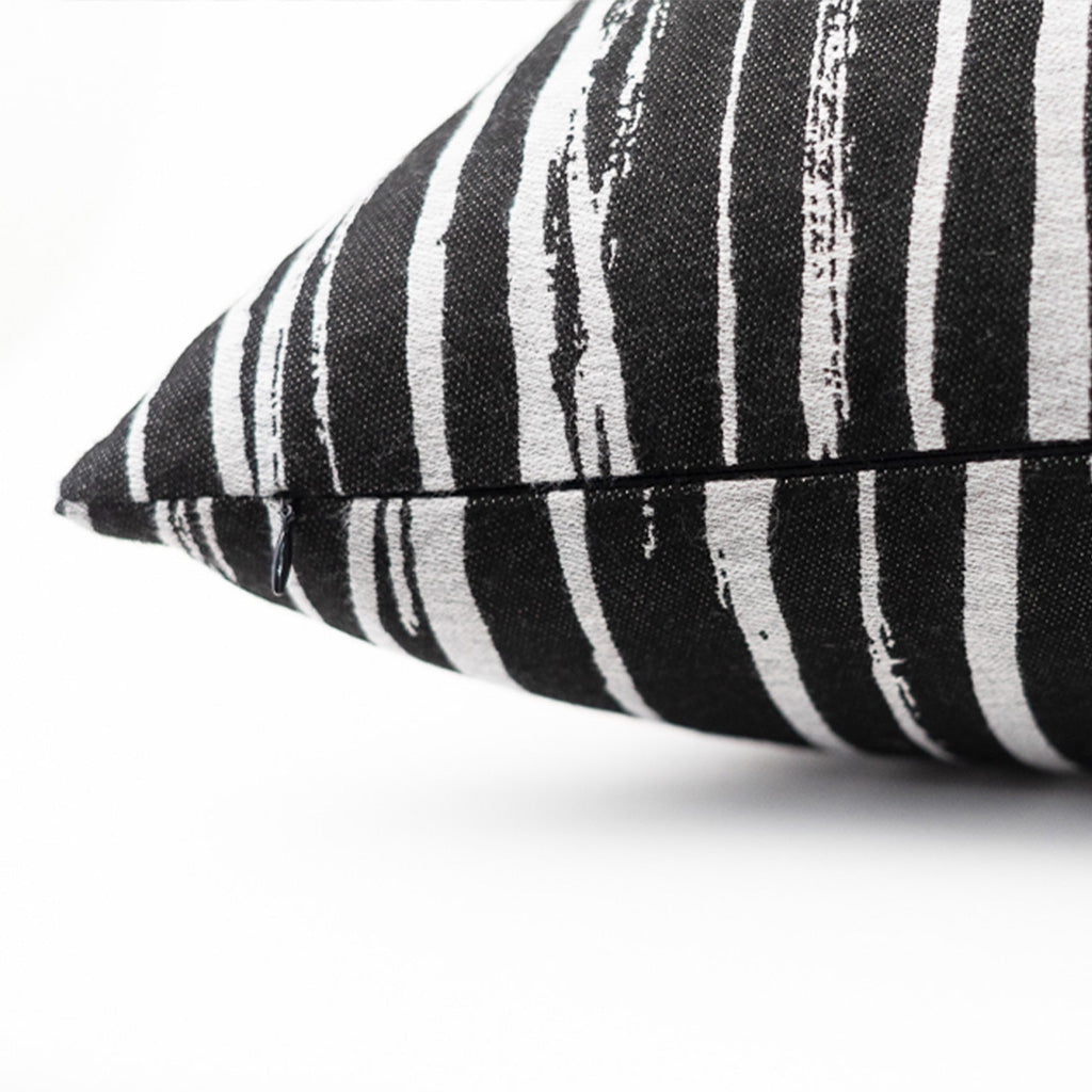 Black Bark  Indoor Outdoor Pillow Cover