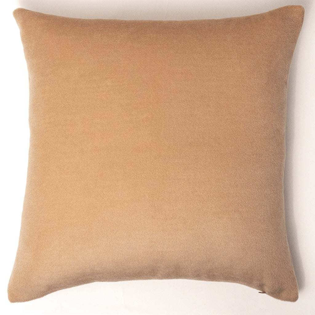 Camel Cashmere Wool Pillow Cover