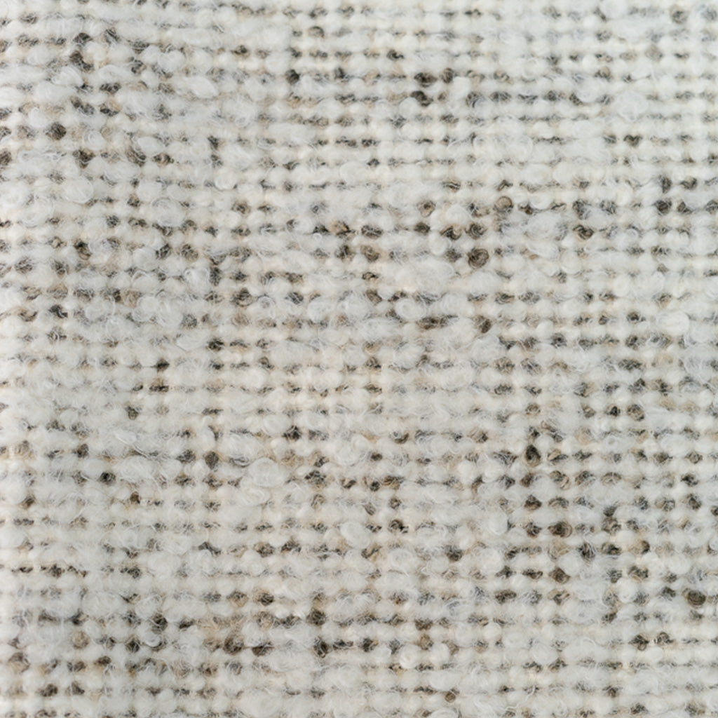 Chocolate and Cream Boucle Pillow Cover