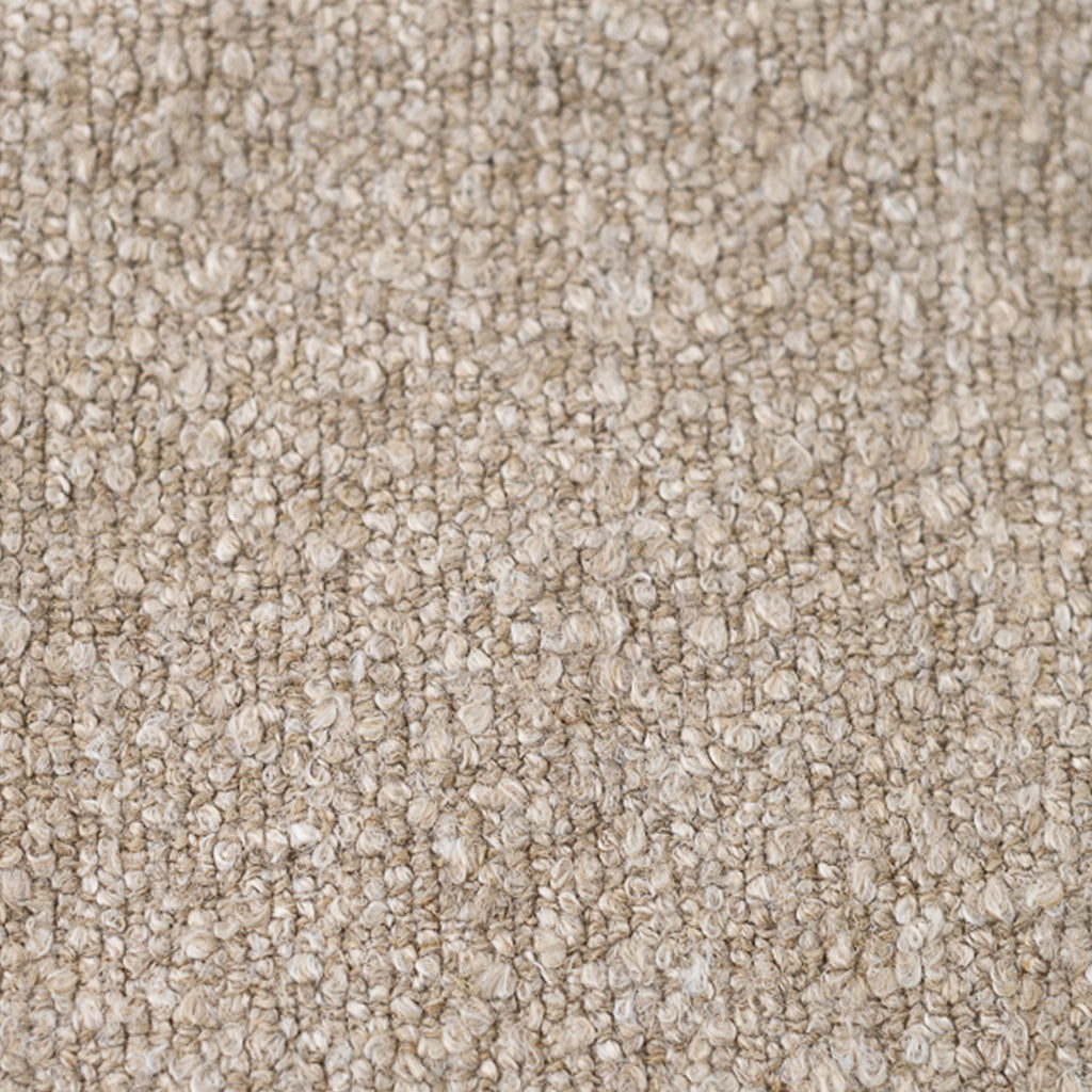Beige Nubby Flax Pillow Cover