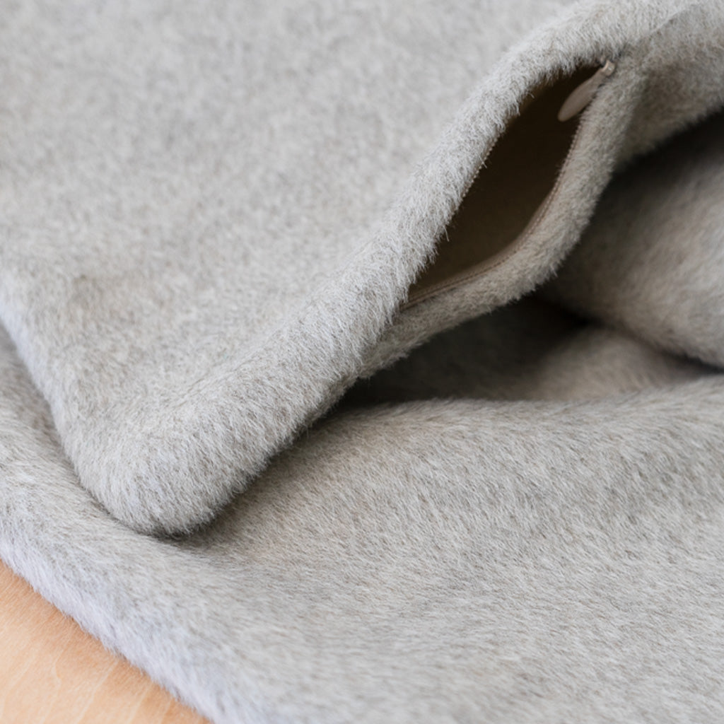 Gray LLama Wool Cube