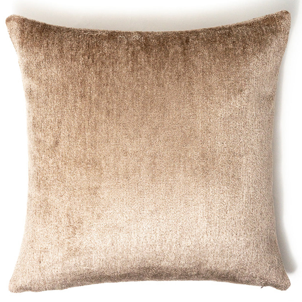 Mushroom Italian Chenille Pillow