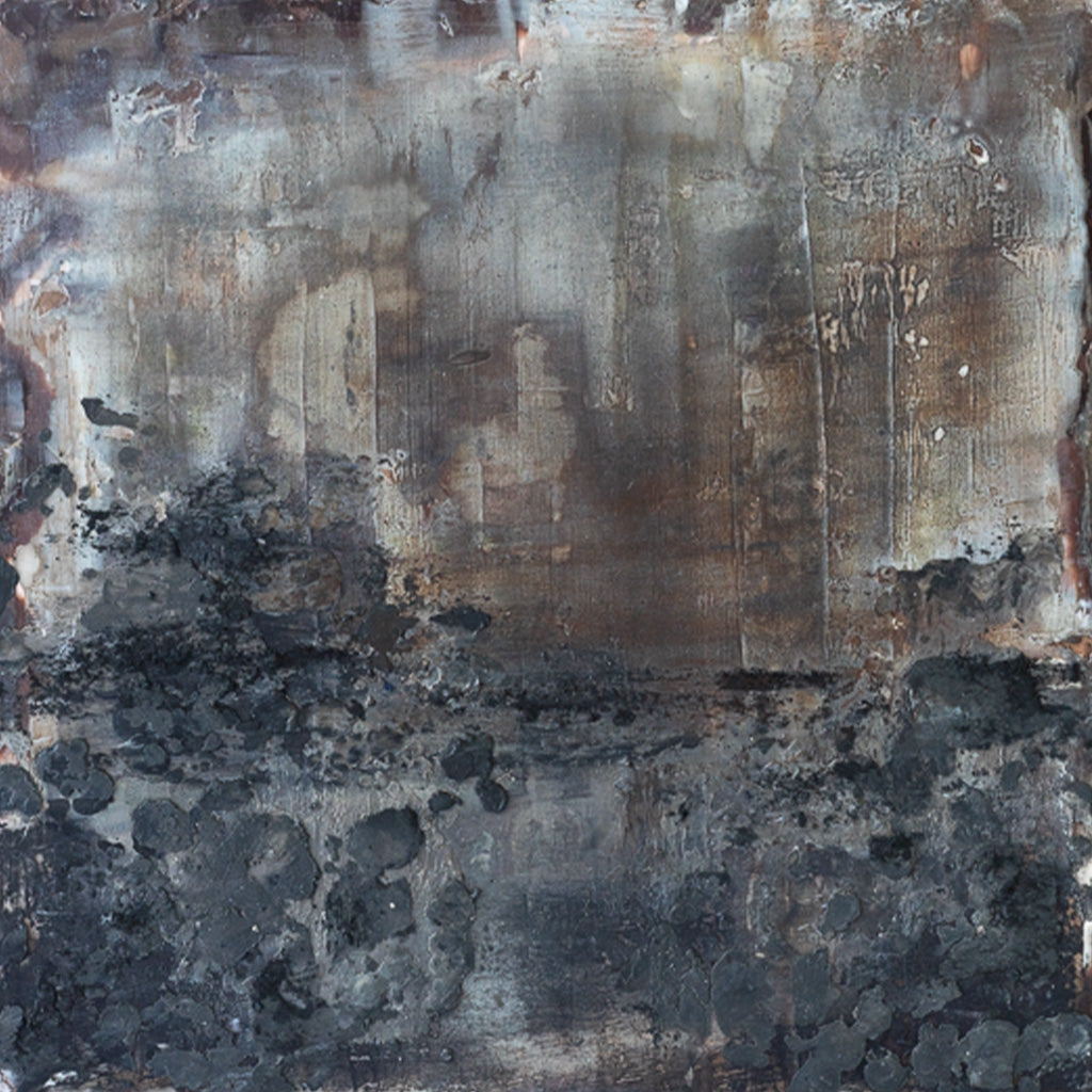 Under the Heat "Study No. 10" Encaustic Painting