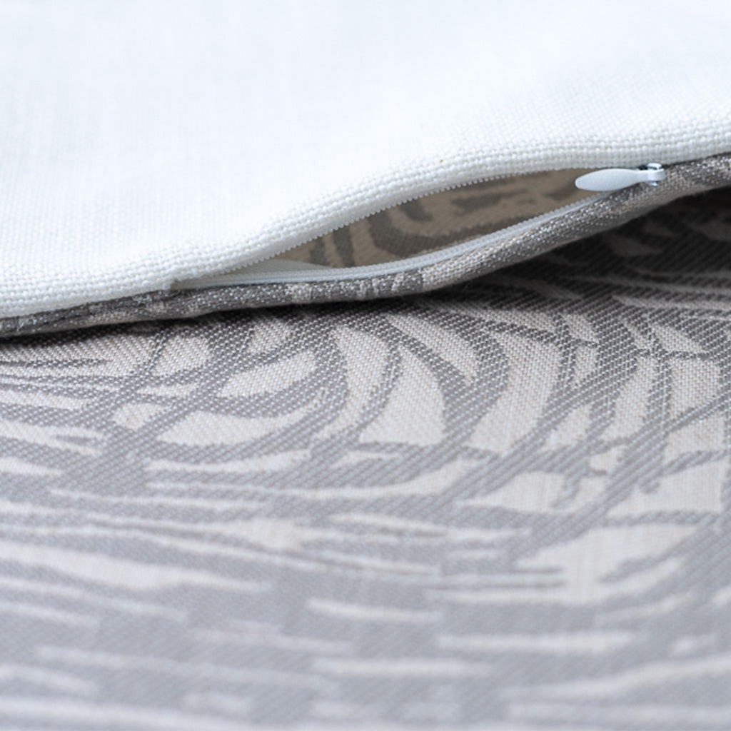 Gray Swirl Indoor Outdoor Lumbar Pillow Cover