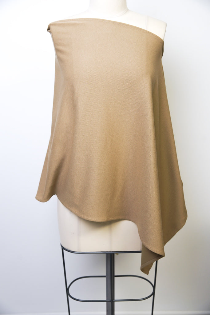 Margeaux Camel Tailored Poncho