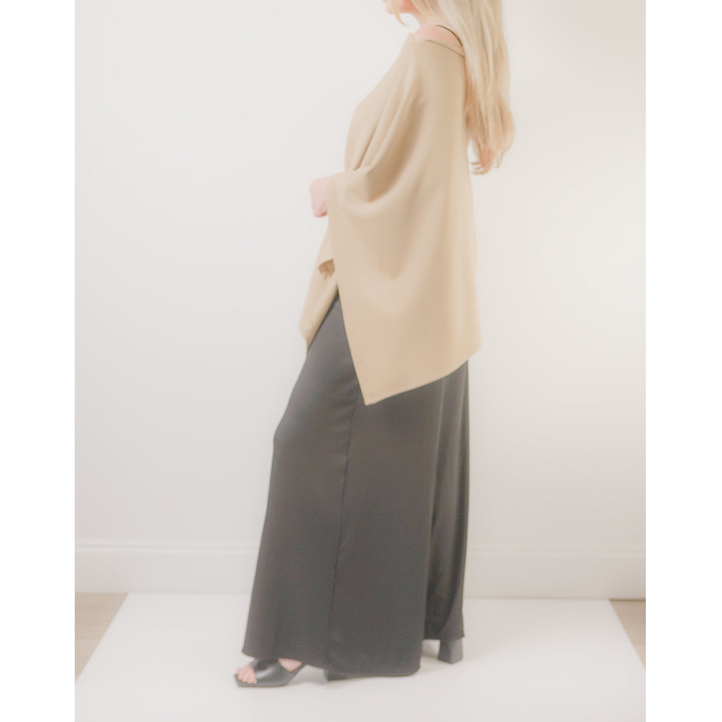 Margeaux Camel Tailored Poncho